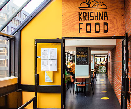 Krishna Food entrance