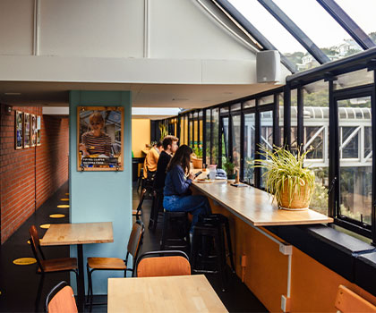 Krishna Food dining area
