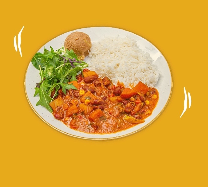 A plate of Krishna Food