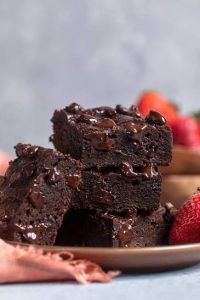 Double chocolate brownie